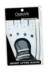 OstroVit weight lifting gloves in packaging for safe and comfortable gym training